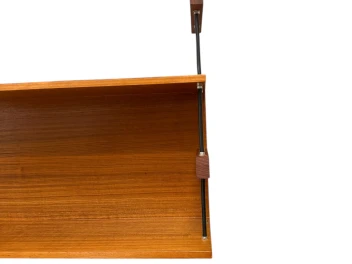 Mid-Century Modern Wall Mounted Shelf by Walter Wirtz for Wilhelm Renz, 1960s